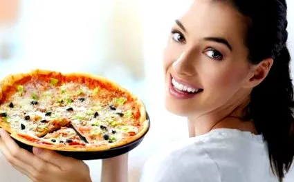 egészséges pizza