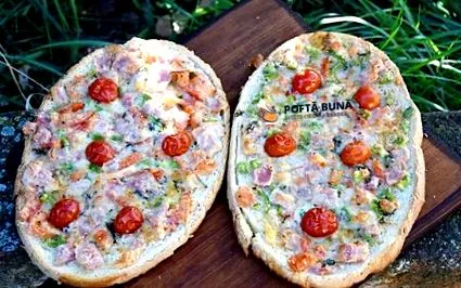 pizza kenyéren