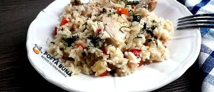 pilaf padlizsánnal
