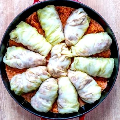 keto sült sarmale