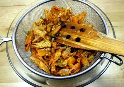 garnélarákleves