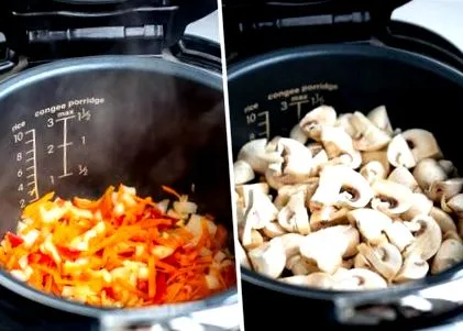 gyors gombapörkölt