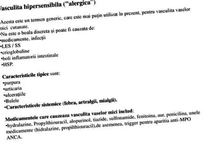 szisztémás vasculitis szisztémás vasculitis