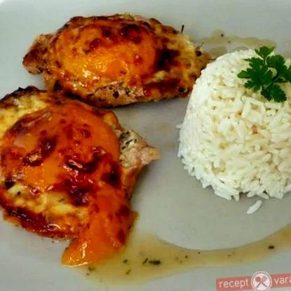 рисом персика