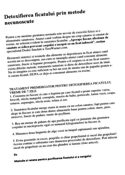 tisztítása méregtelenítő
