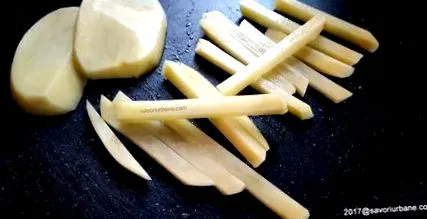 hasábburgonya recept