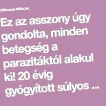 curățarea paraziților