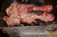 Рецепт курячий шашлик в маринаді з червоної смородини. шашлик
