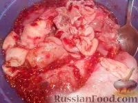 Рецепт курячий шашлик в маринаді з червоної смородини. маринаді