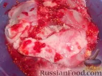 Рецепт курячий шашлик в маринаді з червоної смородини. рецепт