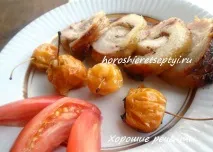 Рецепт сала у духовці рулет