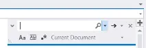 Visual Studio, Пошук та заміна за кодом visual