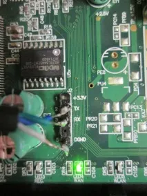 Відновлення D-link DVG-N5204SP через UART Press