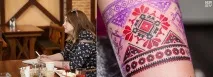 Тату, якими прикрашають себе білоруси орнамент засіяного поля та пробудження землі якими