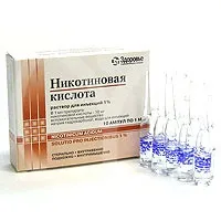 Acidum nicotinicum (Нікотинова кислота) інструкція застосування, опис препарату інструкція