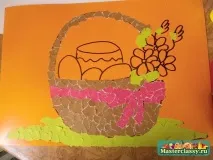 Аплікація в обривній техніці паперу