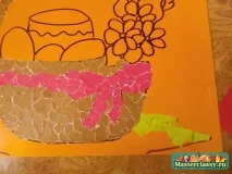 Аплікація в обривній техніці аплікація