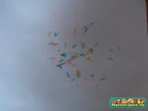 Аплікація в обривній техніці аплікація