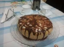 Бісквітний торт з бананами рецепт з фото покроково бананами