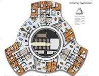 Dynamic tower - найвідоміший у світі проект кінетичного хмарочоса dynamic