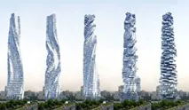 Dynamic tower - найвідоміший у світі проект кінетичного хмарочоса tower