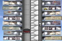 Dynamic tower - найвідоміший у світі проект кінетичного хмарочоса світі