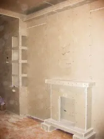 Фальш-камін з гіпсокартону своїми руками - робимо імітацію порталу з фото - My Life своїми