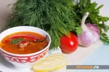 Грузинський суп-харчо - покроковий класичний рецепт з фото суп-харчо