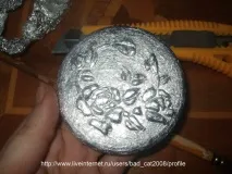 Імітація старовинного срібла з карбуванням імітація