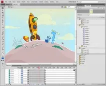 Інтерфейс програми Adobe Flash - Сайт програми