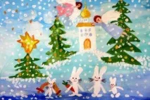 Як намалювати різдвяну казку різдвяну