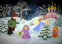 Як намалювати різдвяну казку намалювати