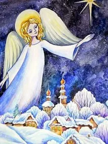 Як намалювати різдвяну казку намалювати