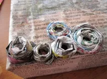 Як зробити витвір мистецтва з газети, витвір мистецтва з газети своїми руками руками