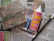 Як зробити витвір мистецтва з газети, витвір мистецтва з газети своїми руками своїми