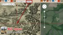 Триверстівки прив’язані до Google Map, МД Арена язані