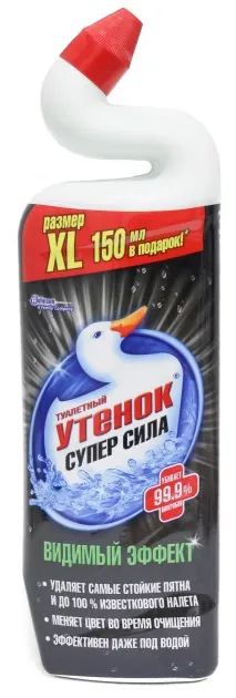 Туалетне Каченя - Супер сила - огляд, відгуки про миючий засіб для унітазу Туалетне Каченя - туалетне