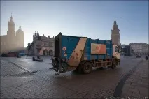 Як прибирають сміття у Кракові кракові
