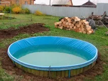 Каркасні басейни для дачі зроблено своїми руками каркасні