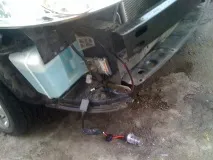 Встановлення ПТФ та ксенону. бампер