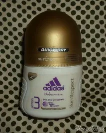 Відгук про Кульковий дезодорант Adidas Action 3 Skin Respect Своєрідний, але дуже непоганий дезодорант