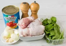 Рецепт курячого рагу зі шпинатом на Смачному Блозі смачному