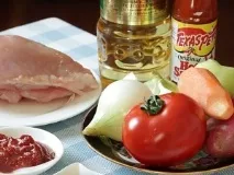 Рецепт гуляшу з курячого філе з підливою гуляшу