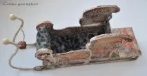 Санки для іграшки чи ляльки Стилізація під старовину ляльки