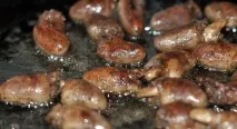 Шашлик з курячих сердець у пиві сердець