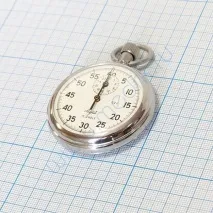 Секундомір механічний однокнопковий СОПпр 2а-3-000 з паспортом за ціною виробника. однокнопковий