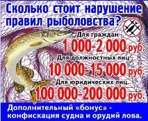 Штраф за лов риби мережами в Україні на сьогоднішній день штраф