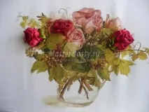 Вишивка атласними стрічками вишивка