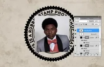 Створюємо Ефект Поштового Штампу у програмі Adobe Photoshop програмі