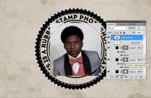 Створюємо Ефект Поштового Штампу у програмі Adobe Photoshop програмі